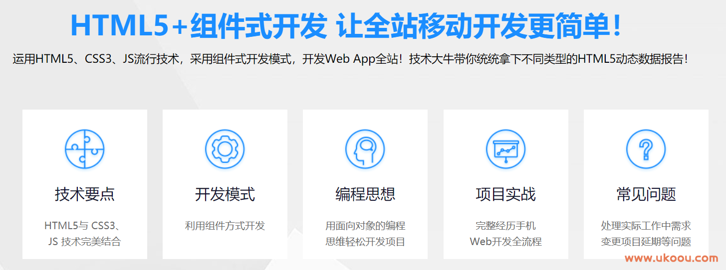 Web App用组件方式开发全站