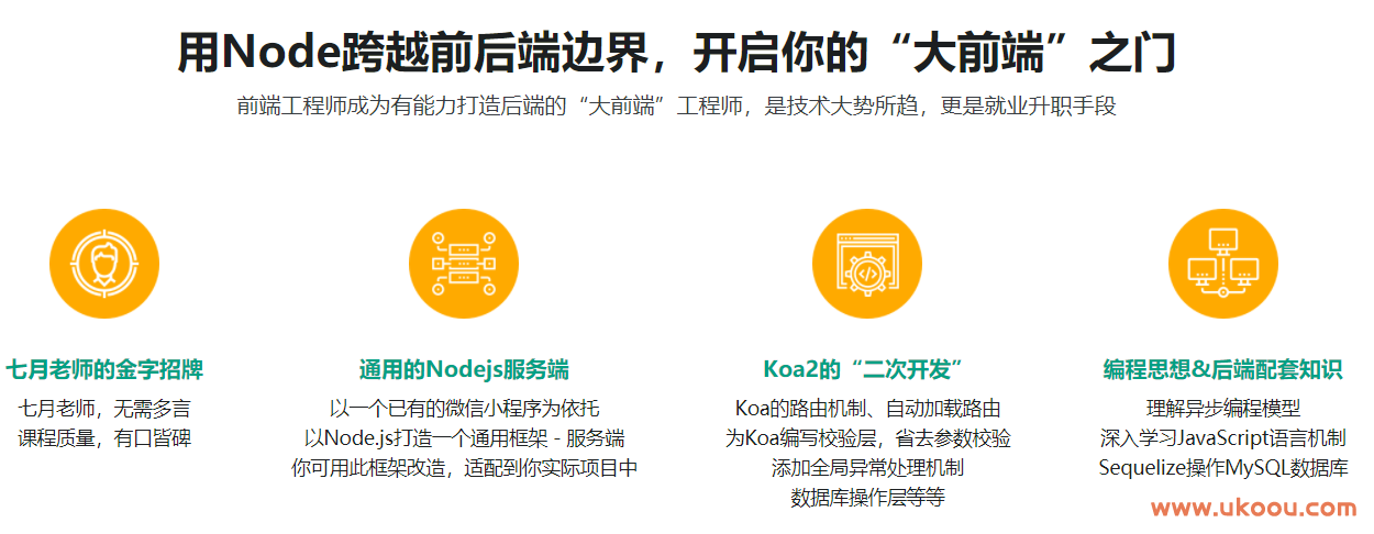 Node.js+Koa2+MySQL 打造前后端分离精品项目《旧岛》