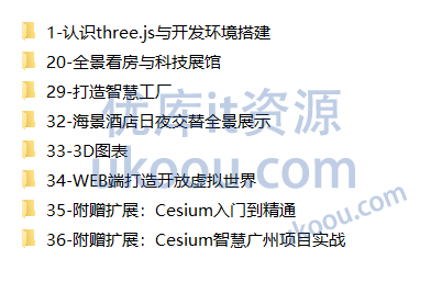 网易云课堂 - Three.js可视化企业实战WEBGL课